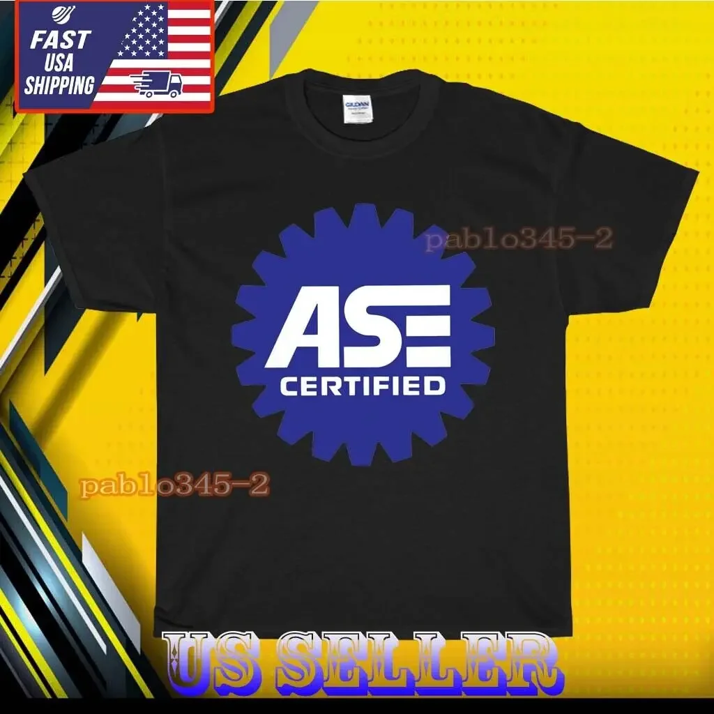 NEW SHIRT ASE CERTIFIED LOGO T-SHIRT UNISEX FUNNY AMERICAN USA SIZE S-5XL