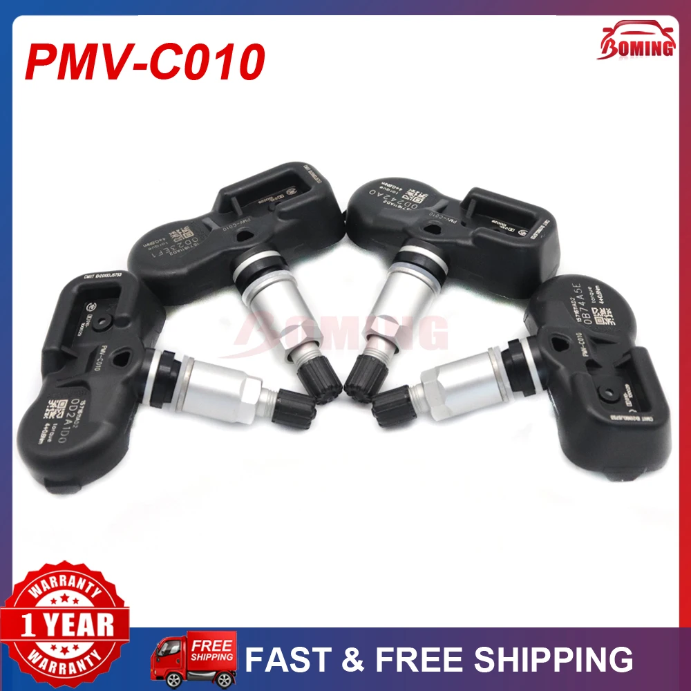 4PCS TPMS Tire Pressure Sensor PMV-C010 For Toyota Camry Corolla Avalon Lexus ES200 ES250 GS250 315Mhz 42607-30060 42607-06020