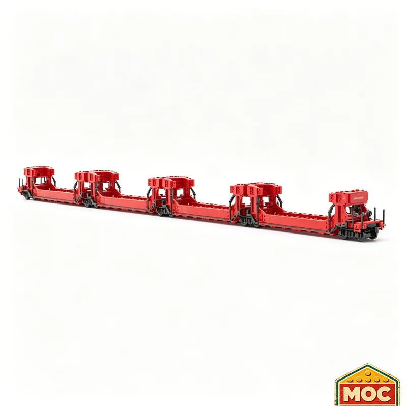 2117 Parts Twin Stack Container Train Car Model Building Blocks Bricks Assembly Toys Creative Educational DIY Collection Gifts