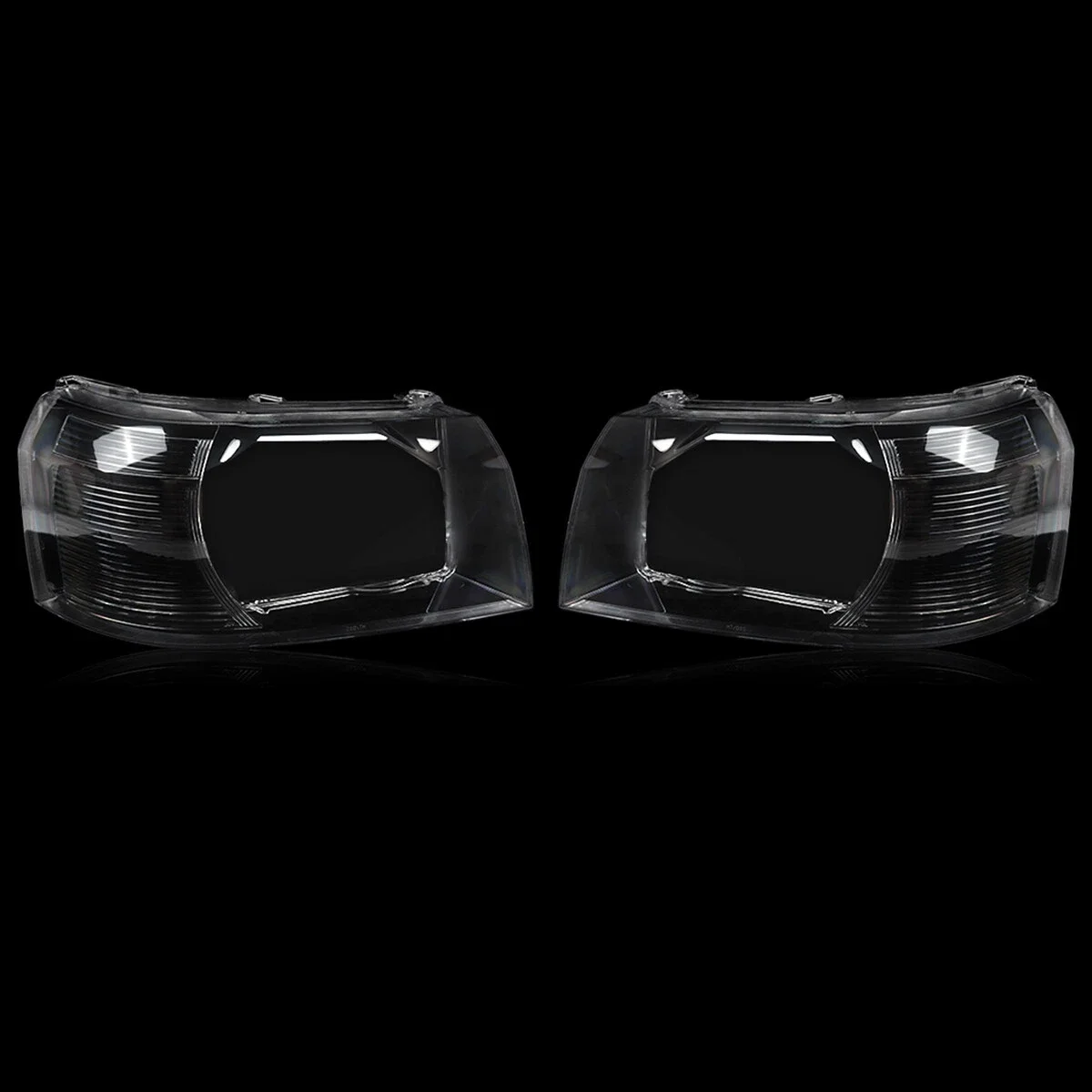 Paar Lampenschirm für Land Rover LR2 Freelander 2 2007–2012, Scheinwerferlinse, Scheinwerfer-Abdeckkappe, transparenter, klarer Schatten, Autozubehör