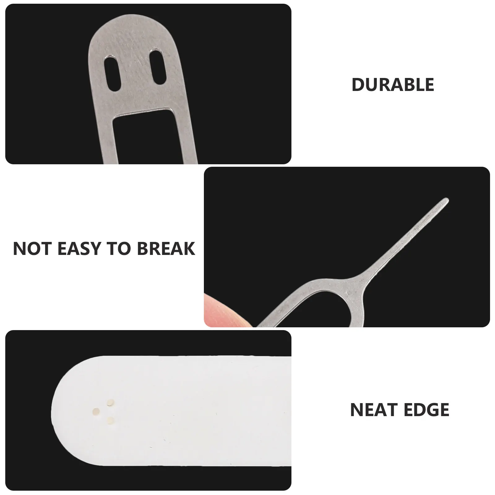 10Pcs Universal Sim Ejector Pin Tool Kit for Smartphones Tablets High Toughness Iron Silicone Sim Tray Remover Phone Chip - view 4
