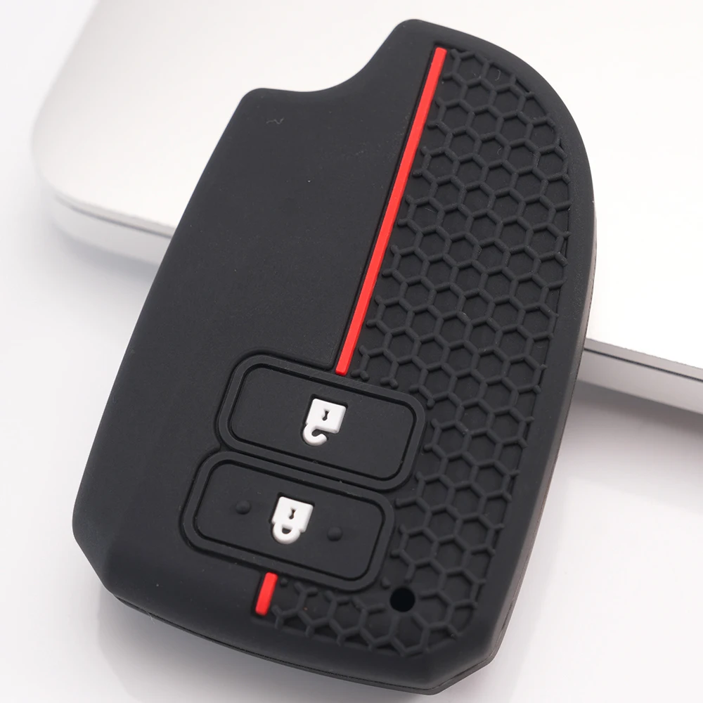 Silicone Key Cover For Toyota Yaris X Yaris L Sedan Vios FS EZ Verso Vitz Aqua Prius C IQ Ractis Belta Corolla Axio Wish