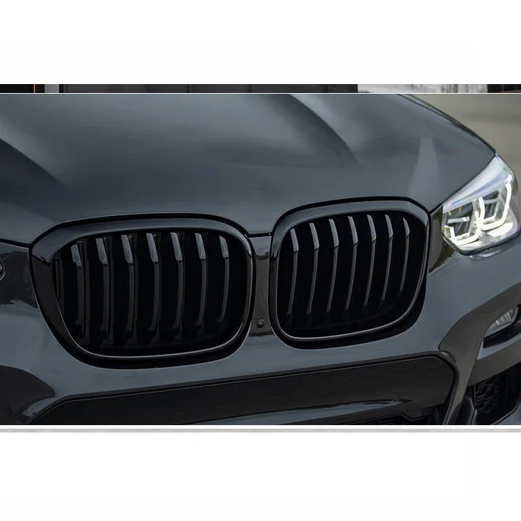 

Car mesh grille car front bumper double slat gloss/matte black grill for X4 G02 2020-IN