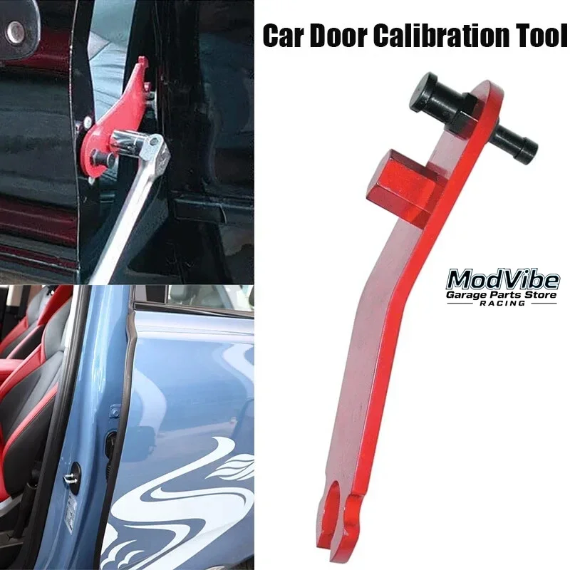 Universial Red Heavy Duty Metal Car Door Calibration Tool for Automotive Truck Drives Repairing Maintenance Aligning Accurately view 5