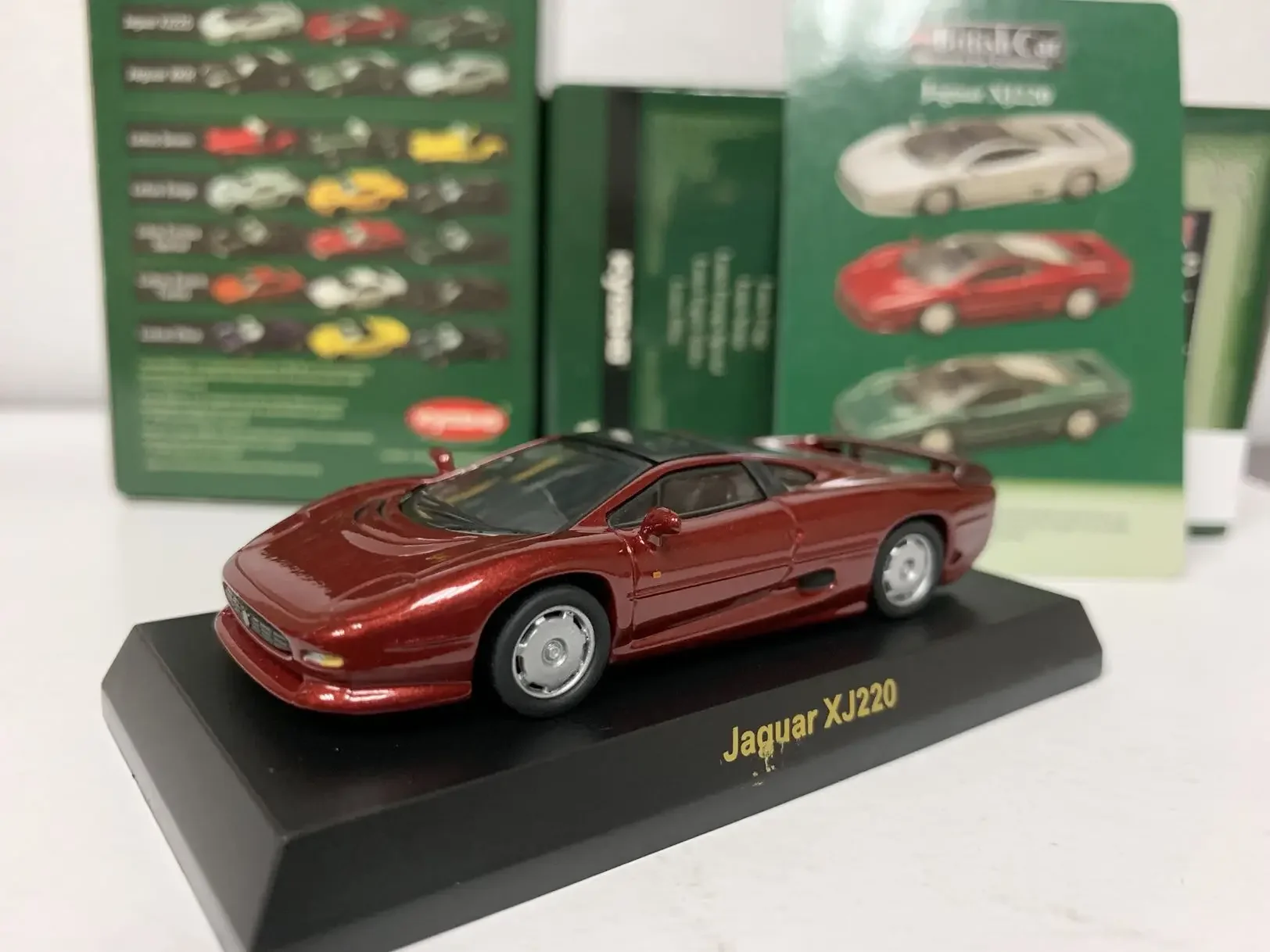 

1/64 KYOSHO Jaguar XJ220 красная литая под давлением модель автомобиля детские игрушки подарок