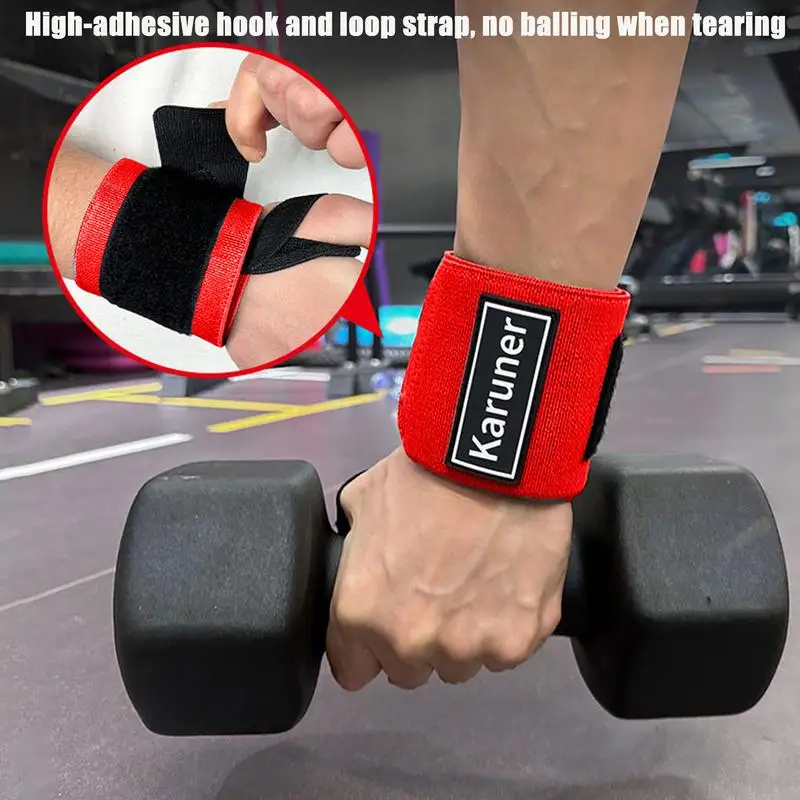 Wrist Band Support Supportive Fitness Wrist Straps Lengthening And Widening Sports Wrist Support For Gym Weight Lifting Tennis