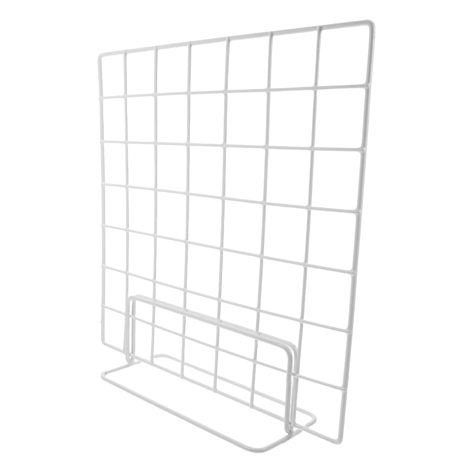 

2pcs Grid Display Rack Multi-Functional Iron Wire For Tabletop Photo Display Desktop Craft Show Panel Wire Grid Organizer