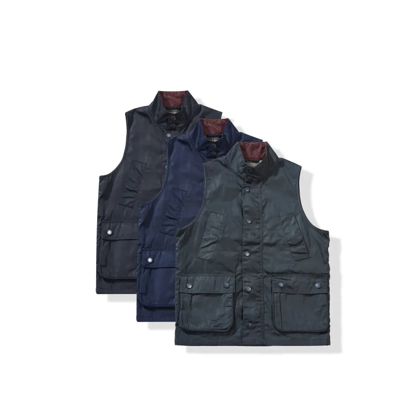 

Men's Retro Amekaji Style Jacket Safari Oil Wax Waistcoat