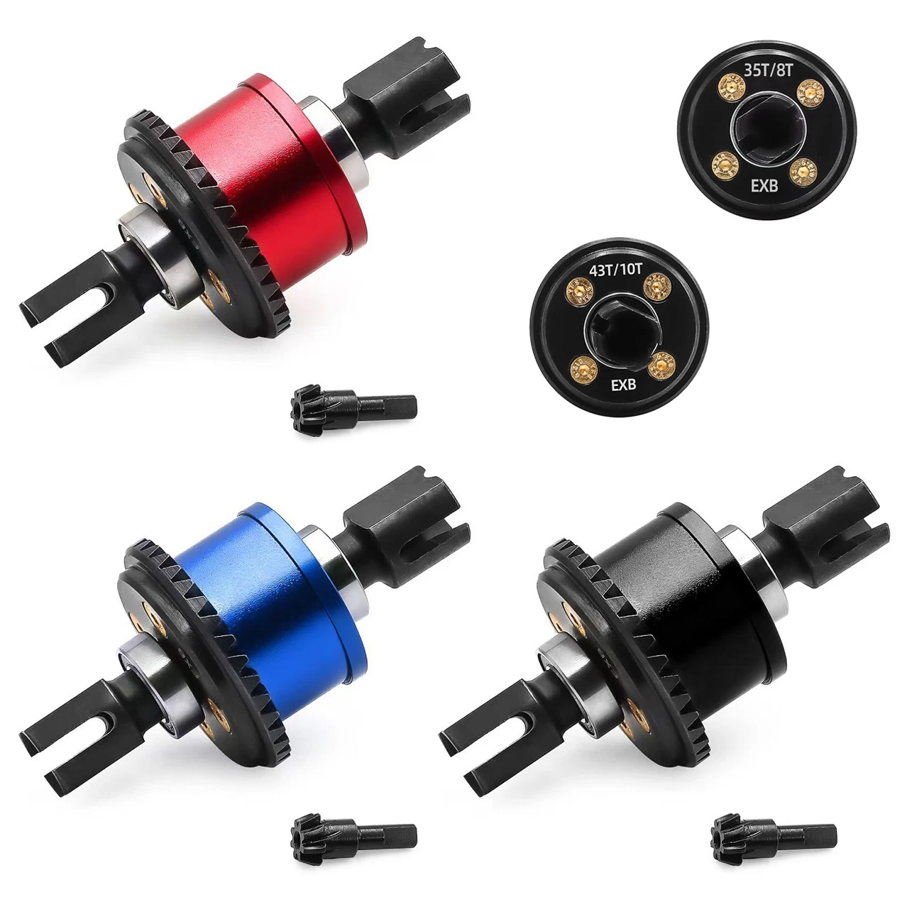 

35T+8T & 43T+10T Front & Rear Split Differential Assembly for ARRMA 1/8 KRATON V5/V6,1/7 BIGROCK MOJAVE EXB #ARA310990