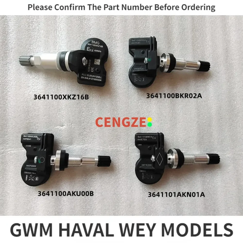 

GWM HAVAL H6/M6/H7/H9/F7/DARGO/TANK 300/TANK 500/POER Tire Pressure Sensor