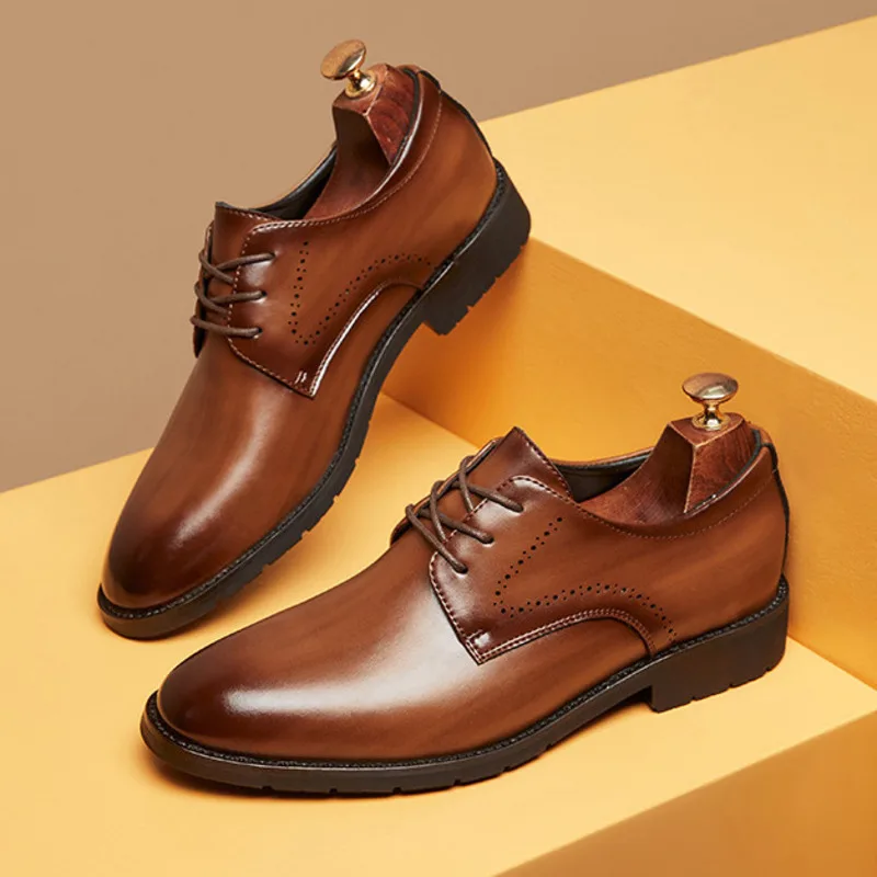 

Spring/summer 2024 New Soft Bottom British Casual Business Leather Pointed Comfortable Men's Shoes Trendy Men Flats мужская обув