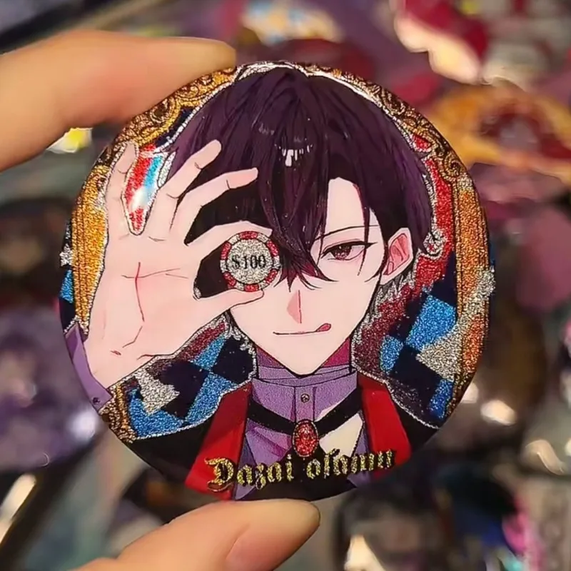 جديد بونغو الضالة الكلاب دازاي أوسامو ناكاهارا تشويا الإبداعية الكرتون مزدوجة فلاش شارة شخصية أنيمي الطرفية هدية عيد