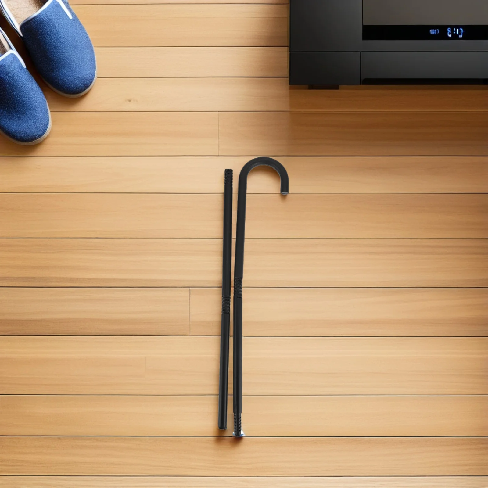 5pcs Black 100Cm Cane Prop Lightweight Costume Wand For Cosplay Halloween Party Stage Performance Kids Dress Up Accessory