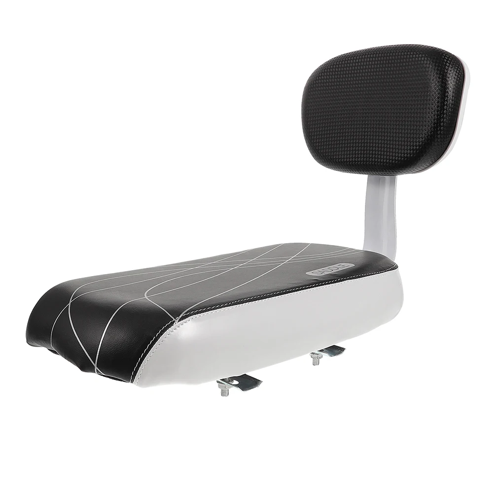 

Rear Bike Seat with Cushion Backrest Thickened Bicycle Backseat Pad for Most Bikes Mountain Electric Adult Cycling