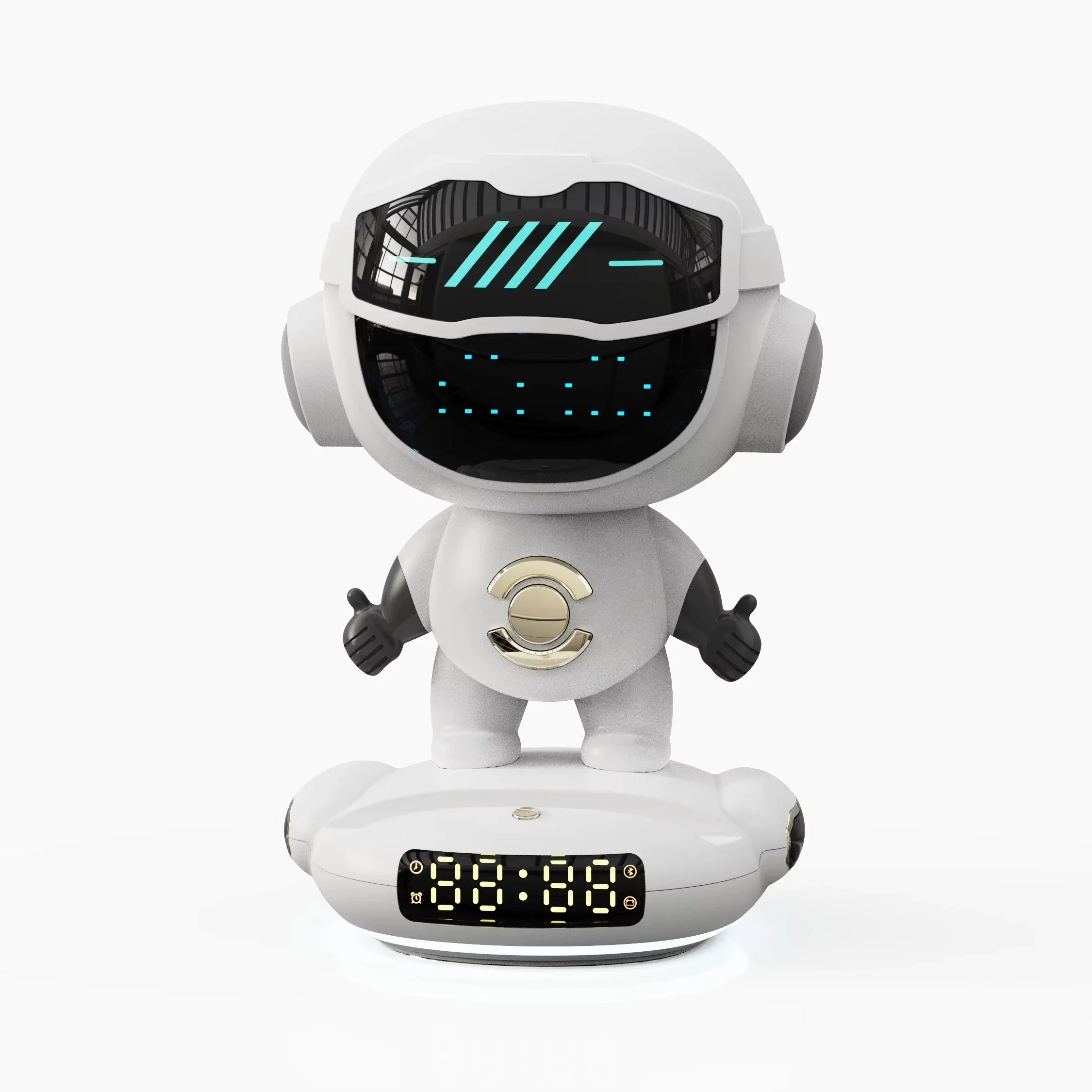 Multifunctional Spark  Mini Wireless Radio Alarm Clock Speaker RGB LED Lighting USB Charging Outdoor Parties