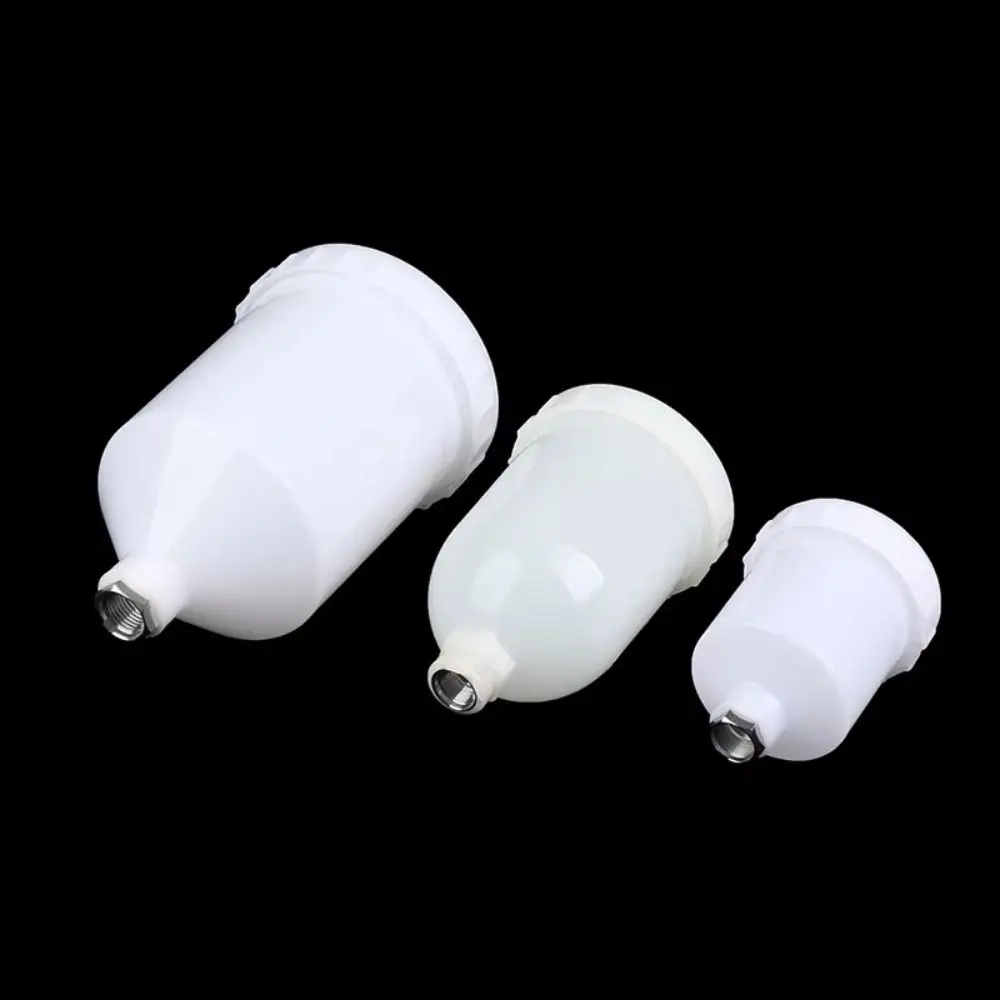 125/250/600ml Spray Paint Cup Universal Fit Threaded Connector Gravity Feed Spray Cup Plastic Paint Sprayer Pot