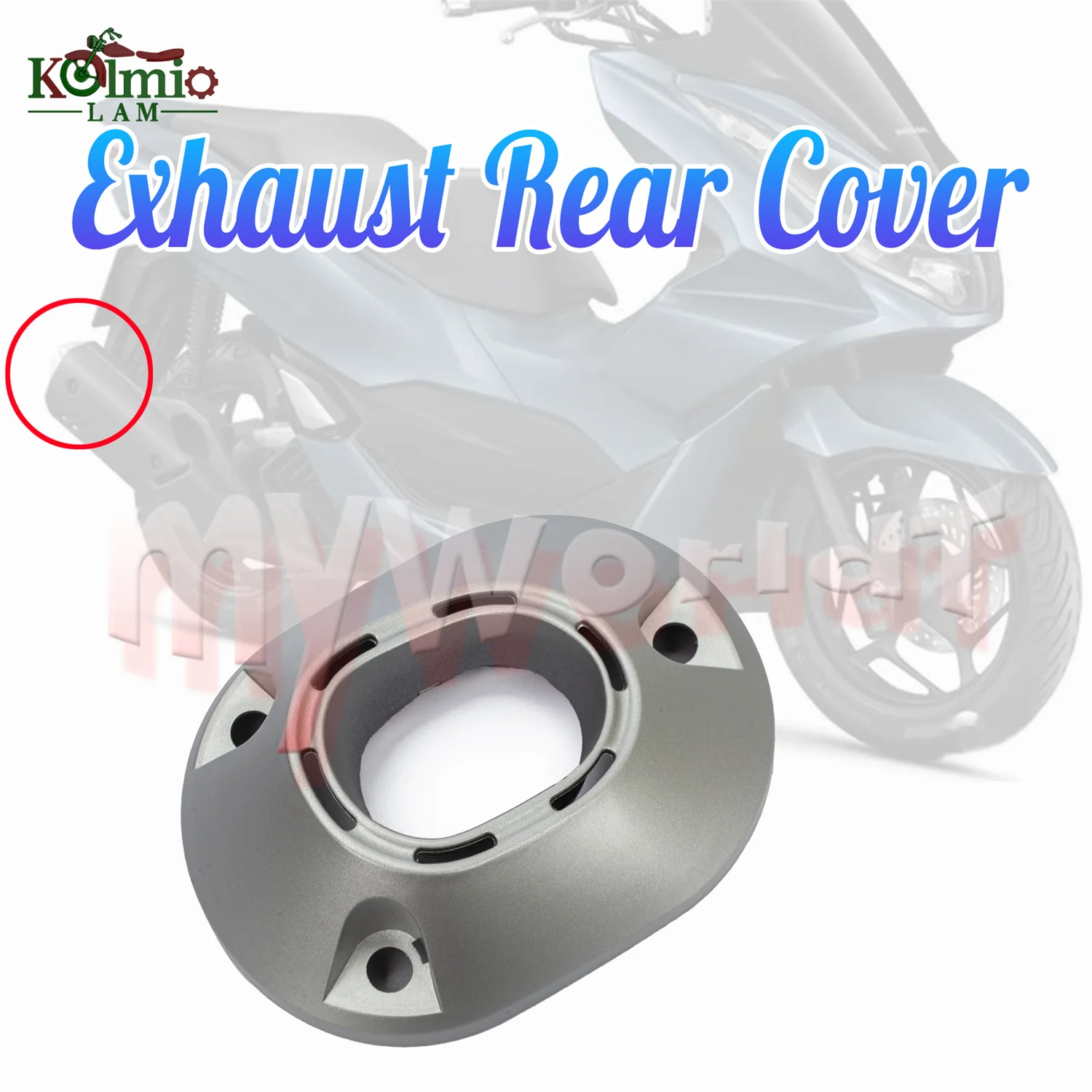 

Fit For Honda PCX150 PCX160 2021 - 2024 WH150T Motorcycle Accessories Exhaust Pipe Cover Cowl
