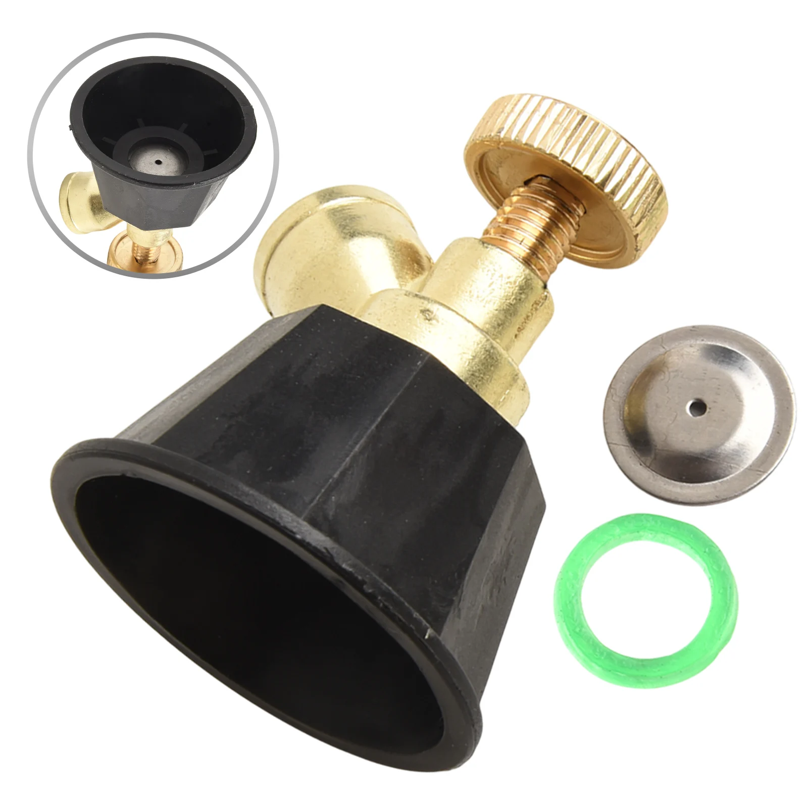 1pc High Pressure Sprayer Nozzle Agricultural Atomization Adjustable Alloy Nozzle Agricultural And Garden Pest Control Supplies