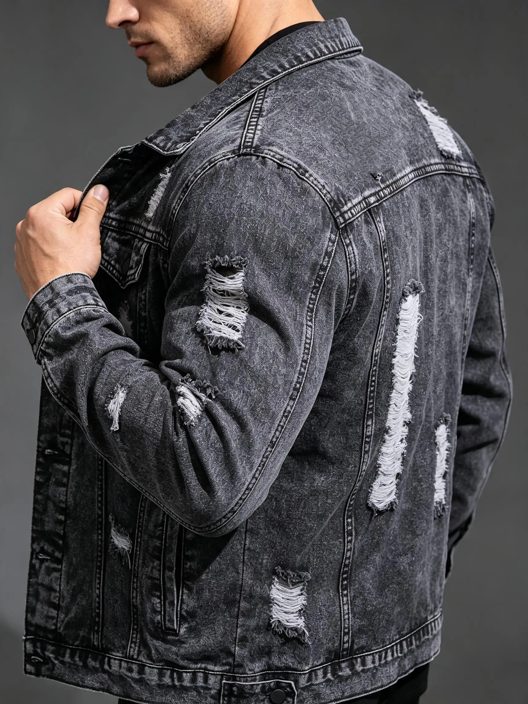 Heren Street Trend Y2K Denim J - Denim Jacket Vintage recensie en prijs