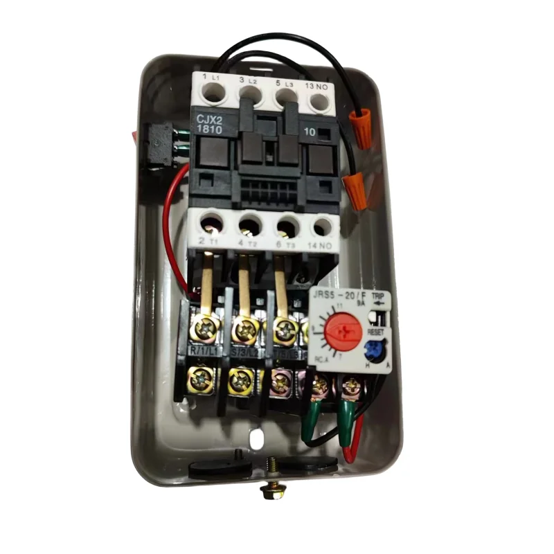 

Air compressor pump motor start switch 380V magnet automatic stop controller