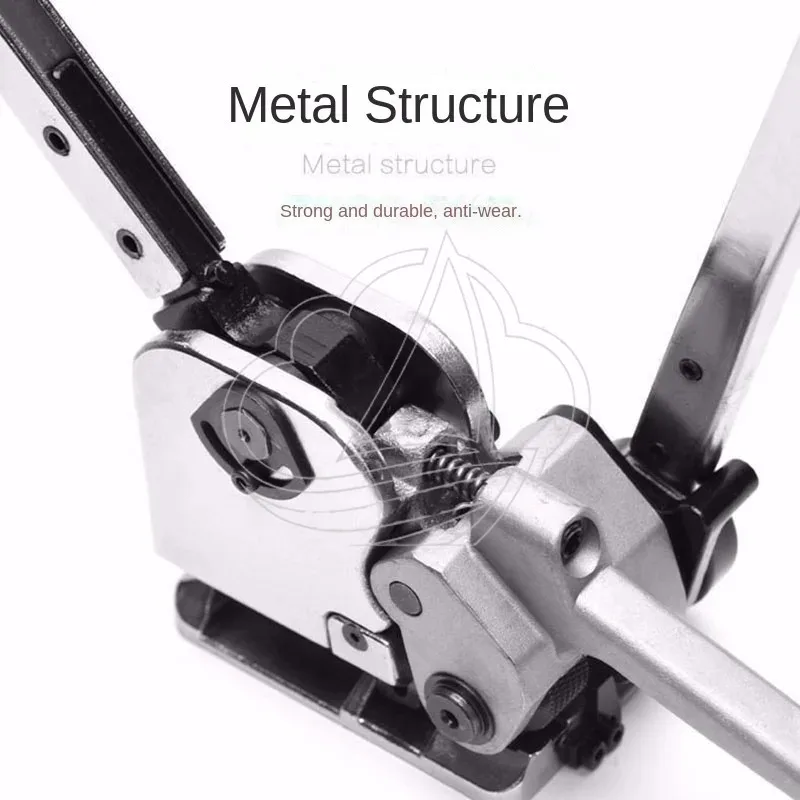 

Handheld Steel Strapping Tool 13-19MM Belt Buckle-Free Manual Combination Packer Easy to Operate Strapping Machine