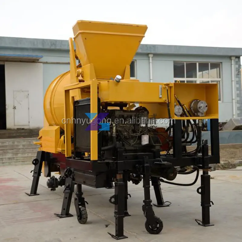 YG JBT lowest price portable concrete mixer and pump China supplier