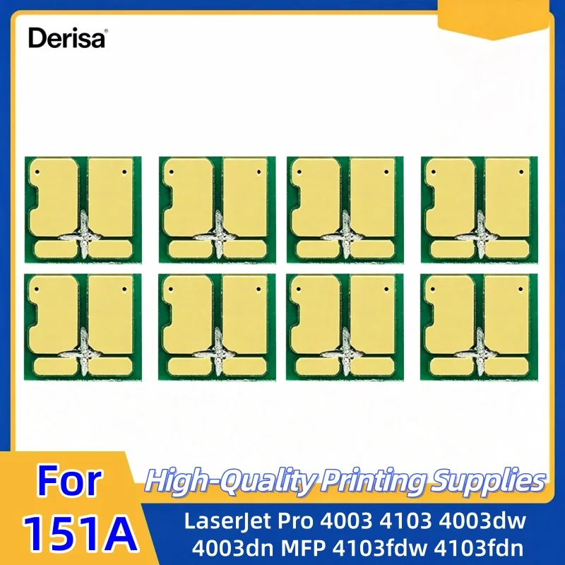151X 151A W1510X W1510A Toner Cartridge Chip for HP 4003dw 4003dn MFP 4103fdw 4103fdn Printer Refill cartridge chip