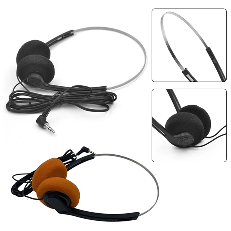 1PC Fashion Underwire Headphone Music MP3 Retro Feelings Portable Wired Small Headphones also Be Used as Cool Sports Photo Prop