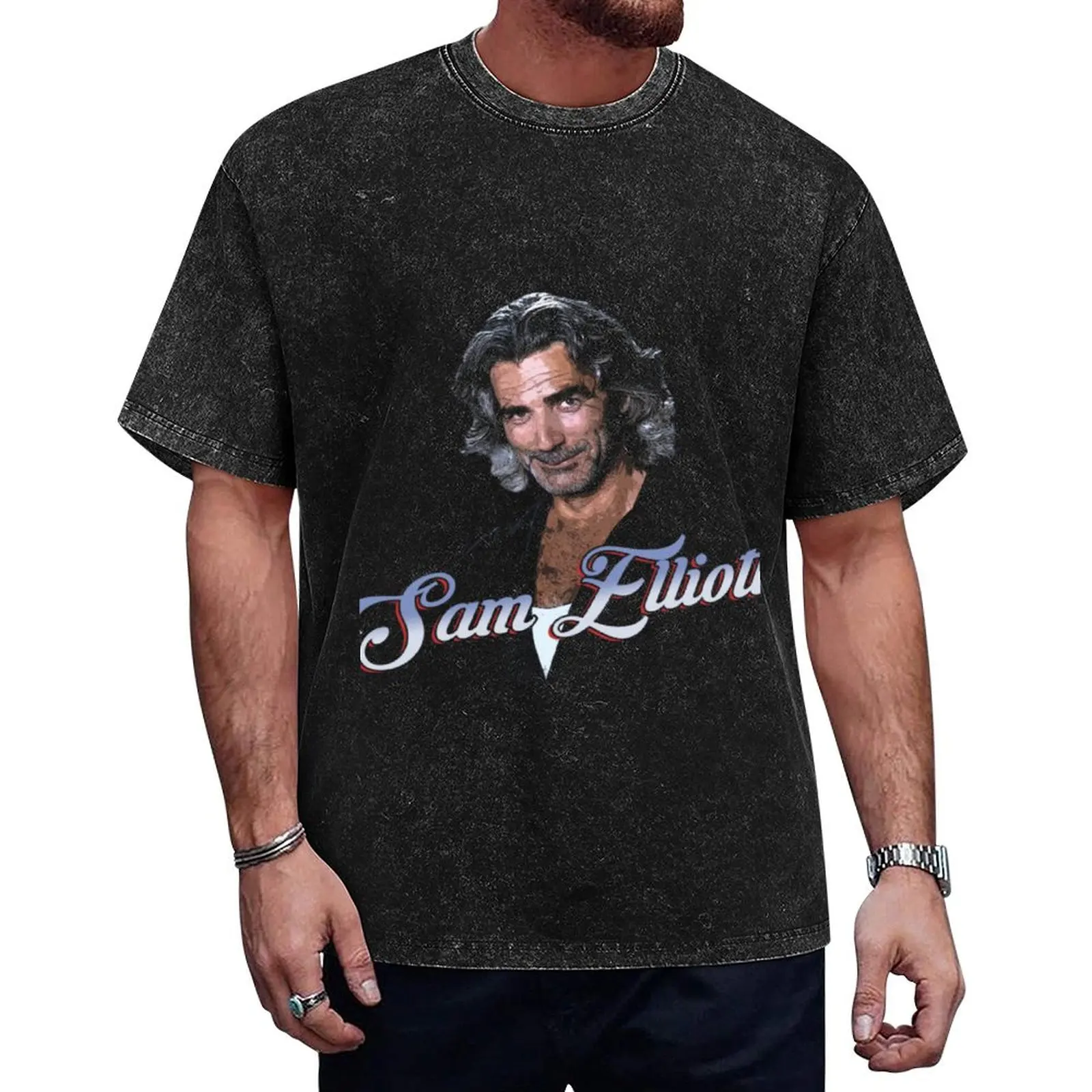 

Sam Elliott T-ShirtSam Elliott as Wade Garrett from Roadhouse T-Shirt Funny t-shirts Anime t-shirt men clothing