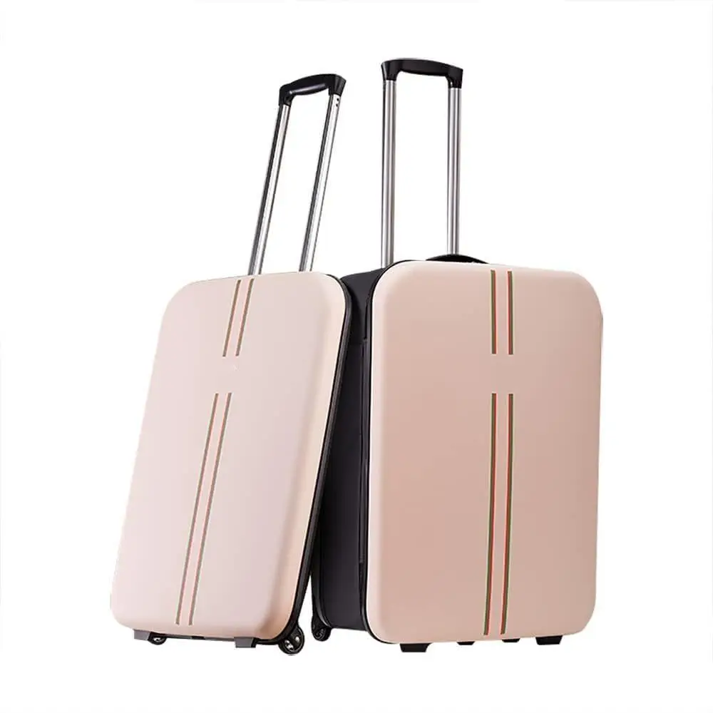 

Collapsible 20 Inch Carry-On Suitcase with Wheels - Robust and Durable for Travel