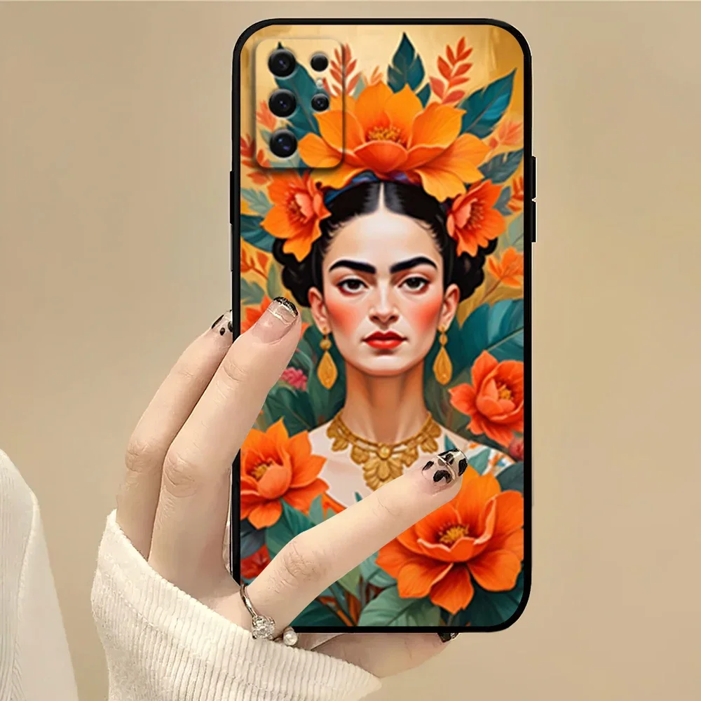 Fashion F-Frida K-KahlosS Phone Case For Samsung S22 S23 A73 A72 A71 A54 A53 E ULTRA Color Soft Shell