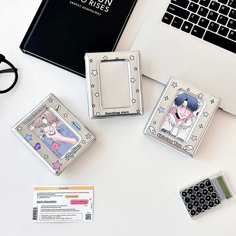 3 Inch Card Organizer Card Book Postcard Storage Book Idol Mini Photo Card Double Sided Photocards Holder Collector Card Binder