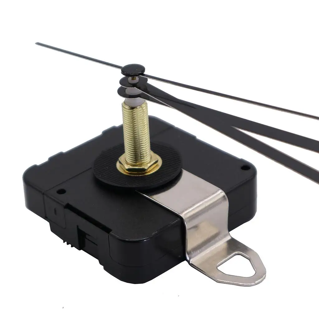 DIY Wall Clock Movements Replacement Set Aluminium Hands Clock Mechanism Silent Movement for Mechanic Wall Clock
