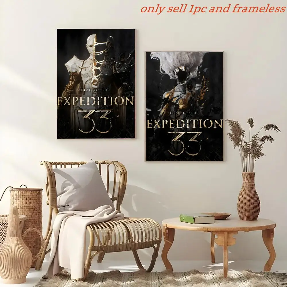 C-Clair Obscur E-Expedition 33 Game Poster Poster Painting And Print Wall Art Picture For Home Room Decor Gifts