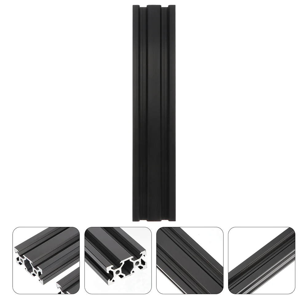 

2 Pcs 2040 Aluminum Profile Extrusion Shelf Linear Rail Black CNC Corner Brackets Printer Accessories