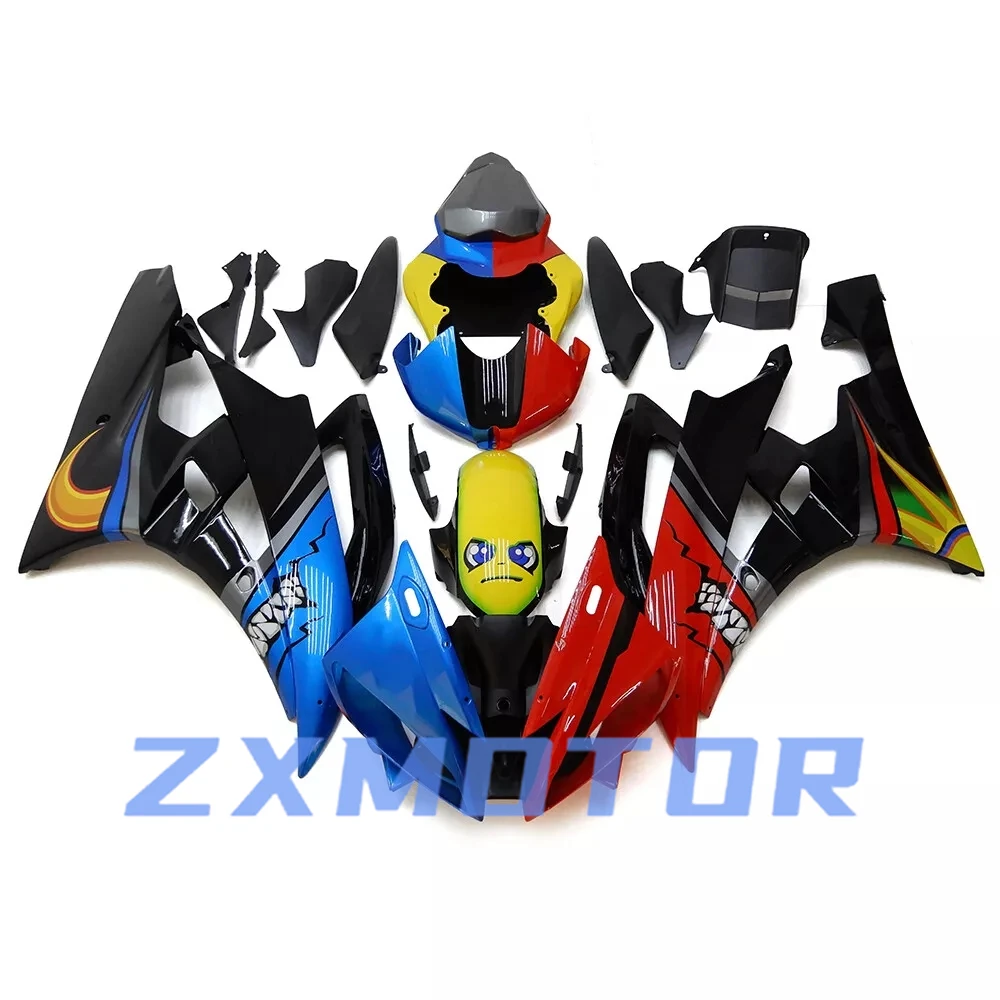 Bodywork Fairing Kit for YAMAHA YZF R6 2006 2007 Aftermarket Motorcycle Scooter Plastic Body Set Fairings YZFR6 06 07