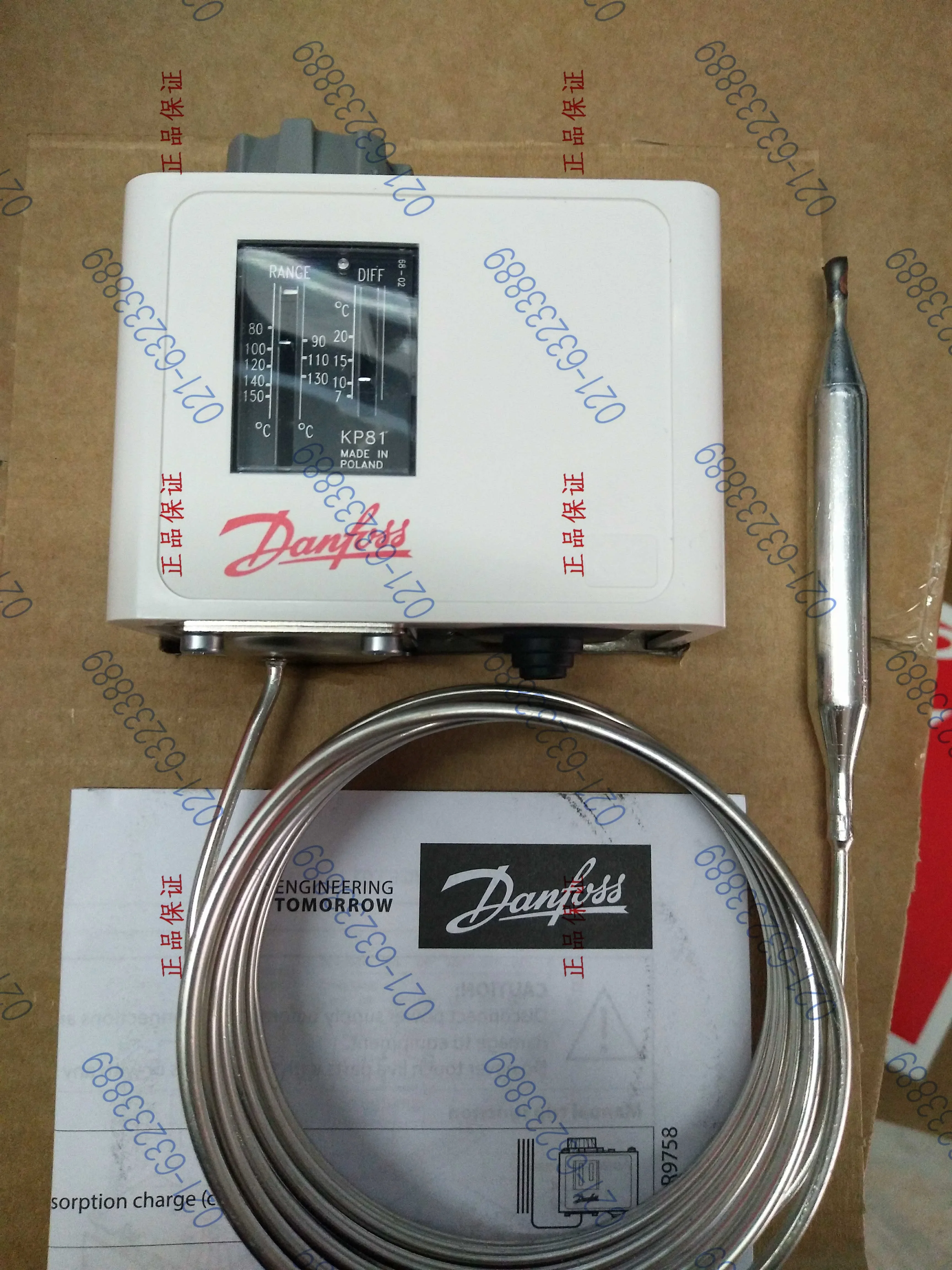 Danfoss Air Conditioning Cold Storage Temperature Controller Kp98 62 73 75 81 79 71 69 77 61 78