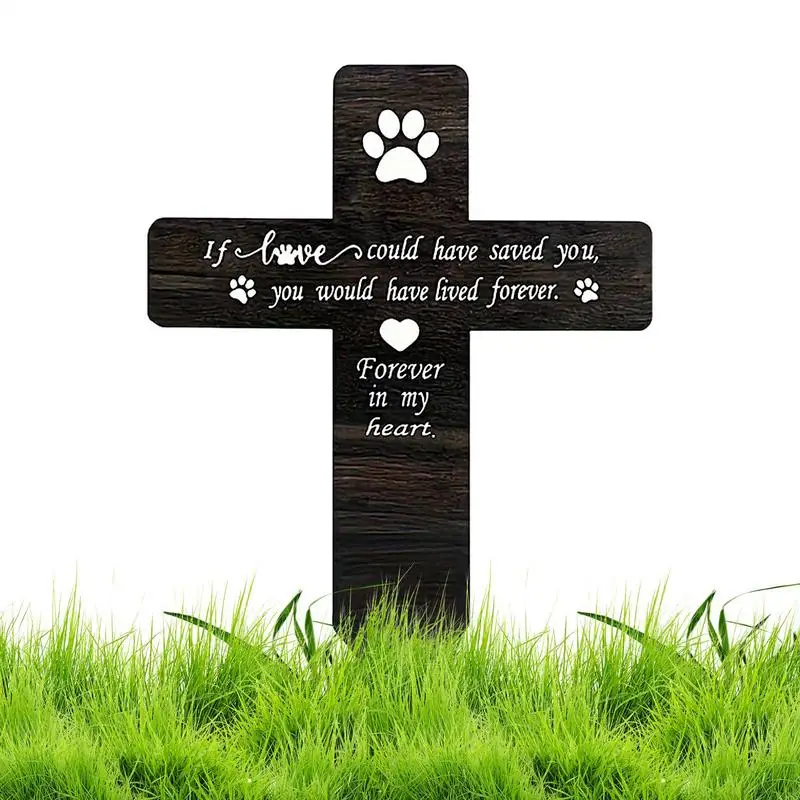 الكلب القبر علامة الكلب مقبرة حديقة حصة ساحة تذكارية زينة الحيوانات الأليفة فقدان في الهواء الطلق لويحات الكلب مخلب التعاطف حديقة القبر #3