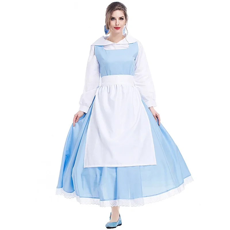 

Halloween Cosplay Maid Dress For Women Pioneer Costume
