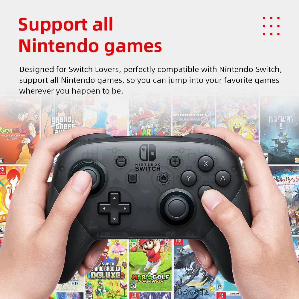 Nintendo Switch Pro Controller Bluetooth 3.0 and Build in NFC