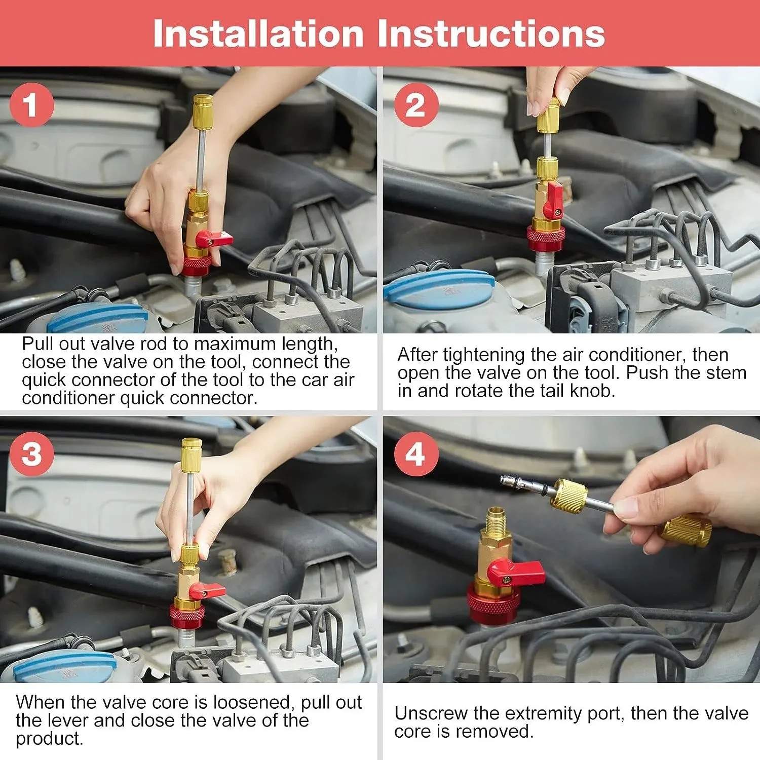 

Вспомогательное устройство для установки кондиционера, катушка R134A, устройство быстрого отключения, встроенная автоматическая функция высокого давления и низкого давления