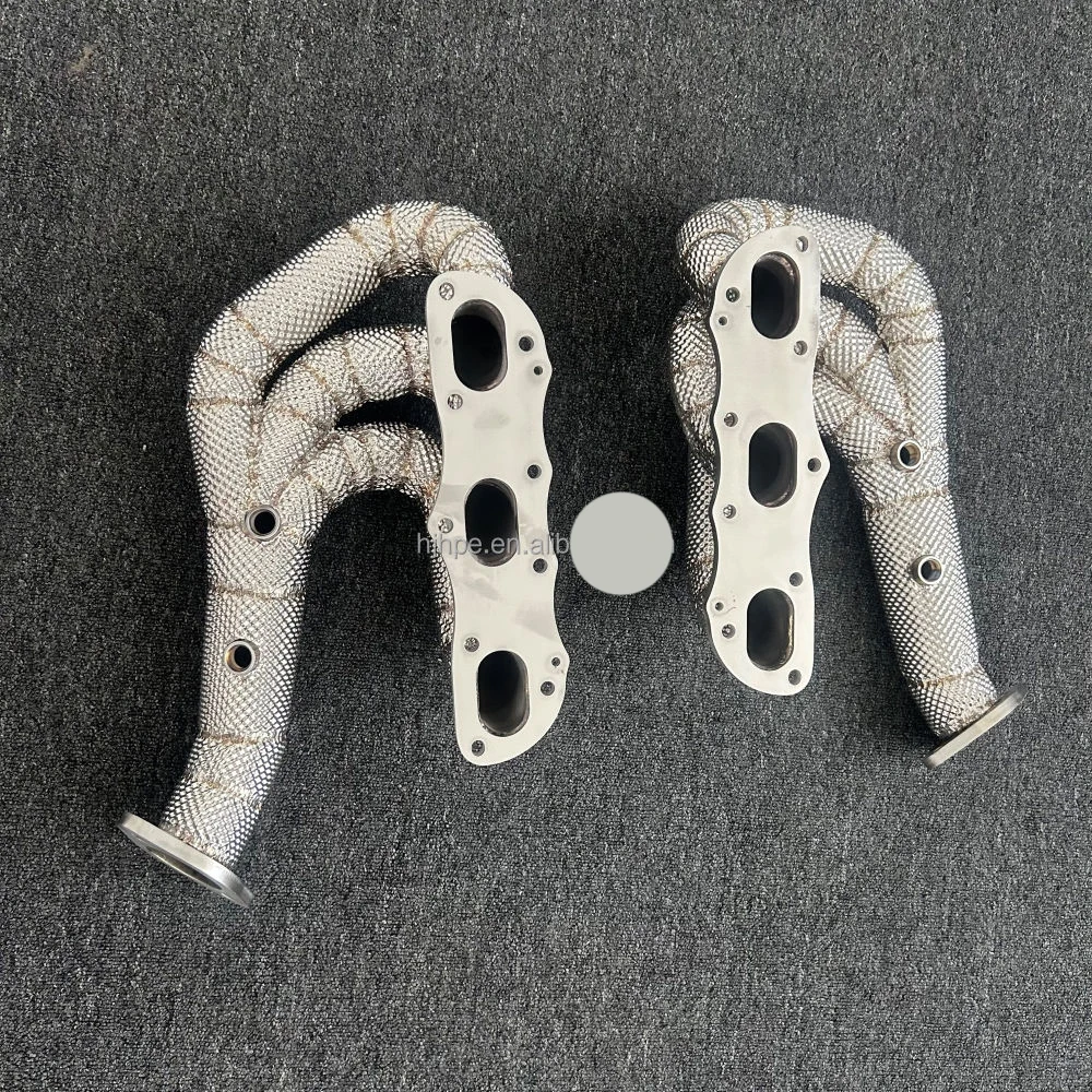 Fabrikverkauf Auspuff-Downpipe mit Hitzeschutz Geeignet für Porsche 981 GT4 Teil 3.8L – Detail 9