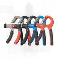 Adjustable R-Type Counting Grip Hand Trainer for Arm Strength Training Fitness Rehabilitation - Professional Finger Force