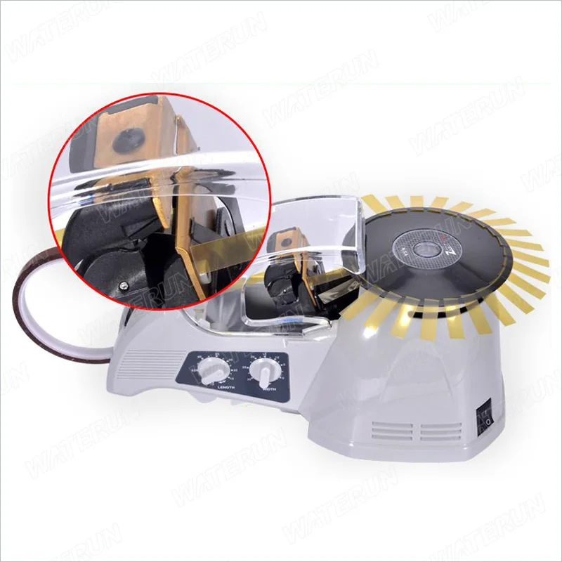 Automatic Tape Dispenser  Motor-Driven Carousel Tape Dispenser Packing Machine for Paper Bags Food Chemical Easy Operate Z-CUT10
