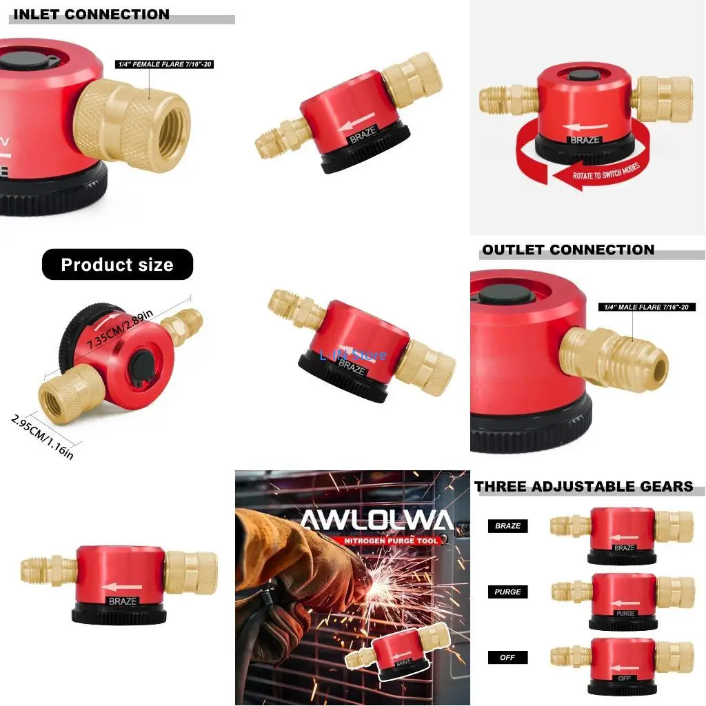 

Ручное управление азотом ручного HVAC с мгновенным набором дистанций для пайки