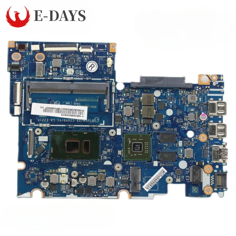 

For Lenovo Yoga 510-14IKB Notebook Motherboard LA-E221P Mainboard I5-7200U DIS 100% Tested Ok