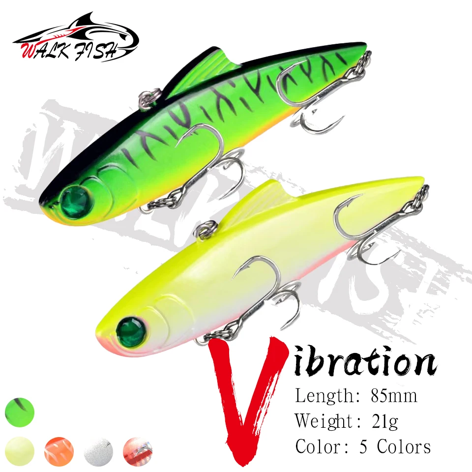 WALK FISH 21 g 8,5 cm sinkender Angelköder VIB-Köder künstlicher Vollschwimmschichtköder Fischausrüstung Kunststoff harter Köder Metall Süßwasser