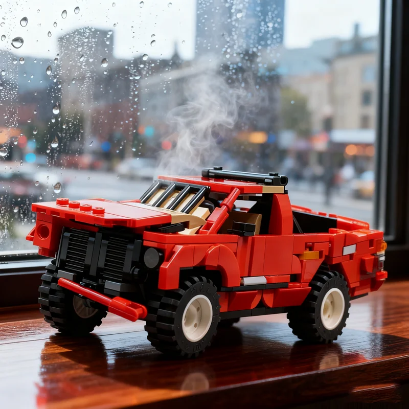603pcs MOC Toyota Hilux Top Gear City Champions Super Auto Modelbouw Kerstcadeau Blokken Architectuur Speelgoed Onderwijs Baksteen