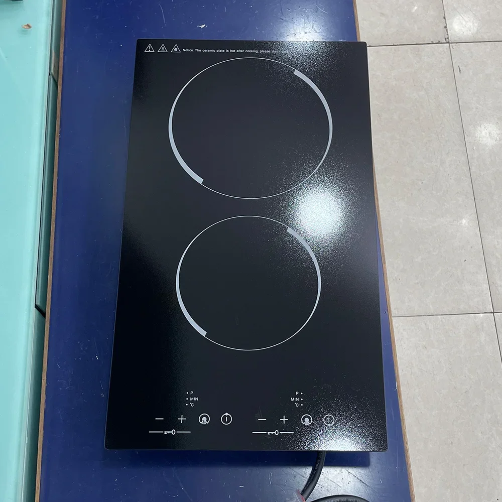Commercial Induction Cooker 60 Hz with Two Heaters Multi-Function Cooking Heavy Duty Restaurant Kitchen Grade
