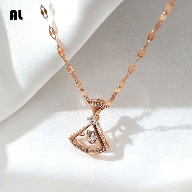 New Necklaces Trendy Necklaces, Women's Beating Heart Pendants, Bone Chains Necklace Women's Necklace Birthday Gift Collar